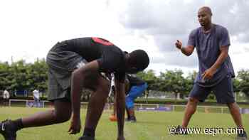 Giants legend Umenyiora on a quest to find NFL stars in Africa
