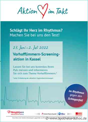 „Herz im Takt“: Schlaganfall-Risikoscreening-Aktion vom 27.06.-02.07.2022