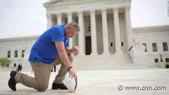 US Supreme Court rules school district cannot prohibit high school football coach's prayers on field