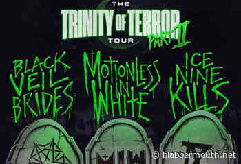MOTIONLESS IN WHITE, BLACK VEIL BRIDES And ICE NINE KILLS Announce Summer 2022 Leg Of 'Trinity Of Terror' Tour