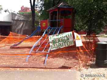 Saronno, “+ giochi – blabla” dopo le mamme anche i nonni scendono in campo per i parchi giochi off limits - ilSaronno