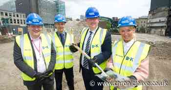 Building work starts on £155m HMRC complex in Newcastle after demolition works transform city centre