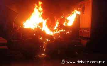 Se incendia cabina de tráiler de carga, en el Eje Metropolitano en Silao; solo daños materiales - Debate