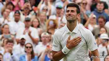 Novak Djokovic gets Wimbledon title defense off the ground with battling win