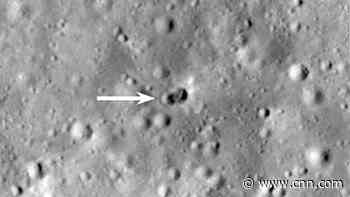 New double crater seen on the moon after mystery rocket impact