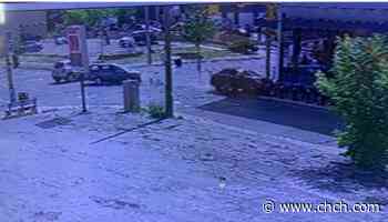 Caught on camera: man arrested after crashing car downtown Hamilton - CHCH News