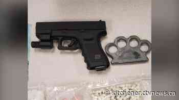Two arrested after police seize weapons, drugs during Kitchener traffic stop - CTV News Kitchener
