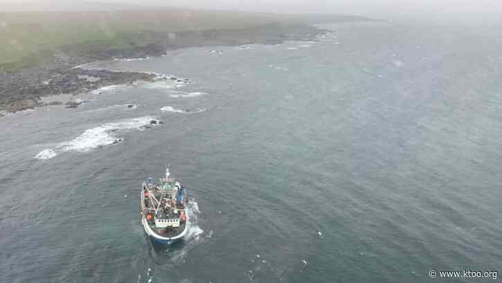 Fishing boat that ran aground off Unimak Island will be scuttled
