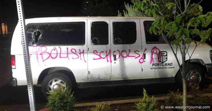 Pics: Portland Police Release Photos of Riot Damage Inflicted Over the Weekend
