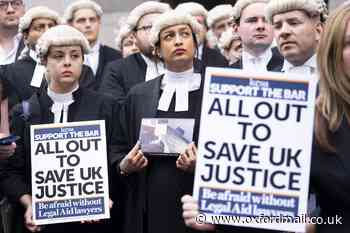 Barristers across England - including in Oxford - strike over Legal Aid fees