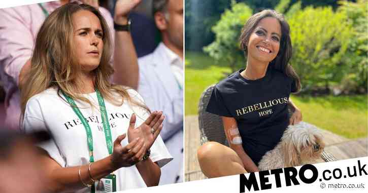 Andy Murray’s wife Kim shares support for Dame Deborah James at Wimbledon with ‘Rebellious Hope’ T-shirt