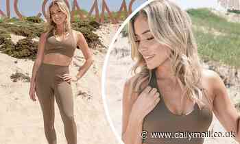 Kristin Cavallari stuns in a brown sports bra at a party in The Hamptons for Uncommon James