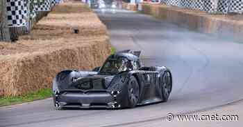 Watch the McMurtry Spierling Electric Fan Car Set a Goodwood Record     - CNET