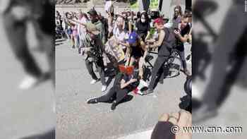 'Full House' star thrown to ground by police during abortion rights protest