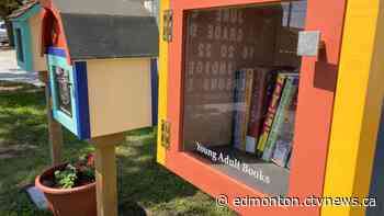 Outdoor library opens outside west Edmonton school - CTV News Edmonton