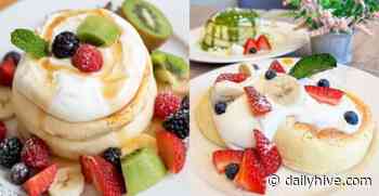 Popular Japanese soufflé pancake chain finally opens Edmonton's first location | Dished - Daily Hive