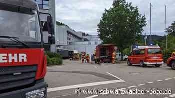 Großeinsatz bei Hansgrohe - Feuerwehr rückt wegen unbekannter Flüssigkeit aus - Schwarzwälder Bote