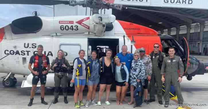 USCG Rescues Fishing Group Stranded 100 Miles off Coast After Lightning Strikes Boat, Starts Fire