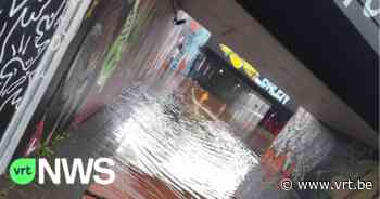Fietstunnel in Mol tijdje afgesloten door wateroverlast - VRT NWS