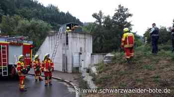 Kabelbrand an Förderschnecke - Feuerwehr Schiltach muss in die Gerbergasse ausrücken - Schwarzwälder Bote