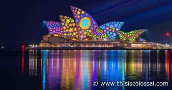 Radiant Installations and Projections Illuminate Sydney's Architecture for an Annual Light Festival - Colossal