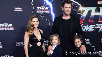 Chris Hemsworth Brings His Sons, 8, To 'Thor' Sydney Premiere In Rare Public Appearance - HollywoodLife