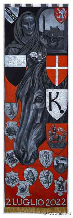 Presentato Drappellone di Emma Sergeant per il Palio di Siena - Agenzia ANSA