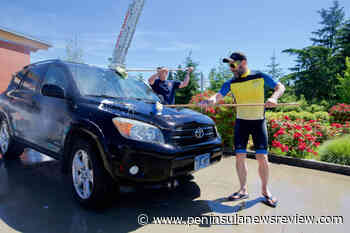 PHOTOS: Central Saanich car wash brings Tour de Rock team closer to $800K goal – Peninsula News Review - Peninsula News Review