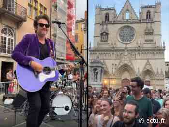 VIDEO. Le chanteur M improvise une surprise à Lyon pour la Fête de la musique - actu.fr