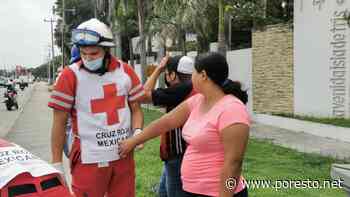 Accidentes en Ciudad del Carmen: Pareja resulta herida tras derrapar en su motocicleta - PorEsto