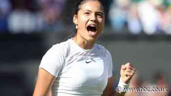 Emma Raducanu wins Wimbledon opener to reach second round