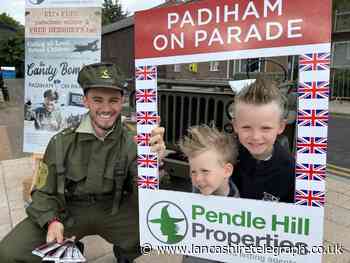 Children at Padiham on Parade given free chocolate