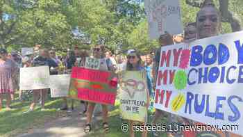 Protestors demonstrate in Norfolk over SCOTUS decision to overturn Roe v. Wade