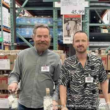 Bryan Cranston and Aaron Paul hand out mezcal samples in Costco - The Drinks Business