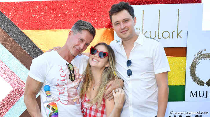 Billie Lourd & Austen Rydell Join Her Step-Dad Bruce Bozzi at Andy Cohen's Pride Party!
