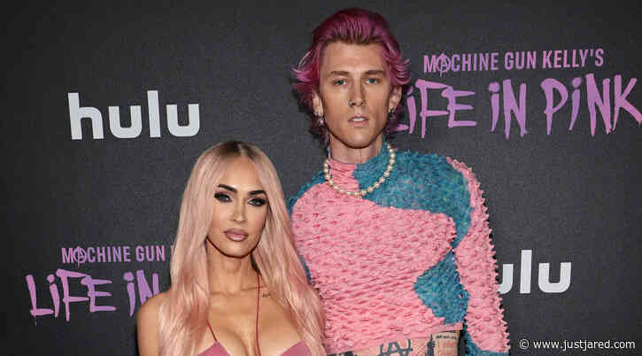 Machine Gun Kelly & Megan Fox Match in Pink at His 'Life in Pink' Premiere!