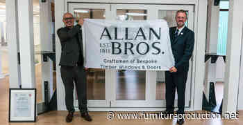 Allan Brothers awarded 'Certificate of Quality' by the Guild of Master Craftsmen - Furniture Production Magazine
