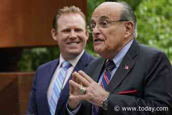 Man in custody after Rudy Giuliani ‘slapped’ on his back, police say