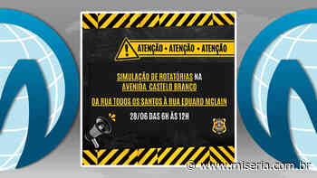 Demutran realiza simulação de rotatórias na avenida Castelo Branco, em Juazeiro - Site Miséria