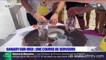 Sanary-sur-Mer: une course entre serveurs - BFMTV