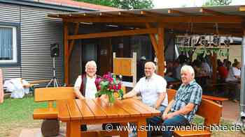 Dorfbrunnen in Bieselsberg: Spielplatz erweitert und Naschgarten angelegt