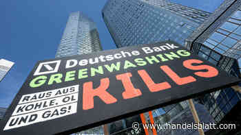 Banken: Aktivisten fordern von Deutscher Bank Ende der Öl-Finanzierung
