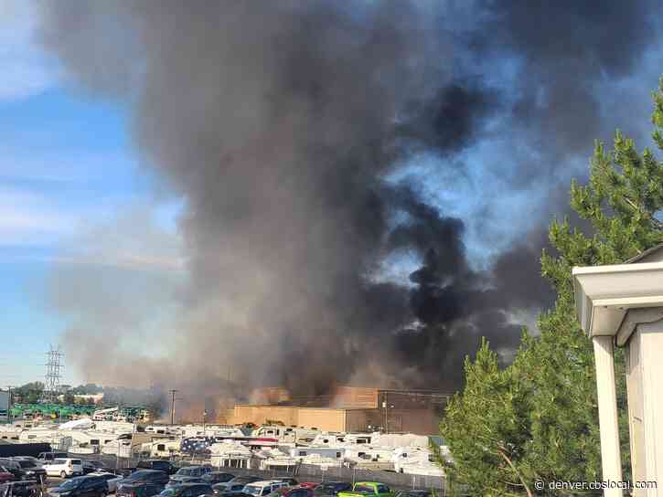 Fire at Waste Management transfer station in Englewood impacts air quality in parts of metro area
