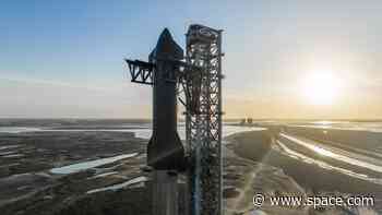 SpaceX's Starship Super Heavy rocket prototype moves to launch pad for tests