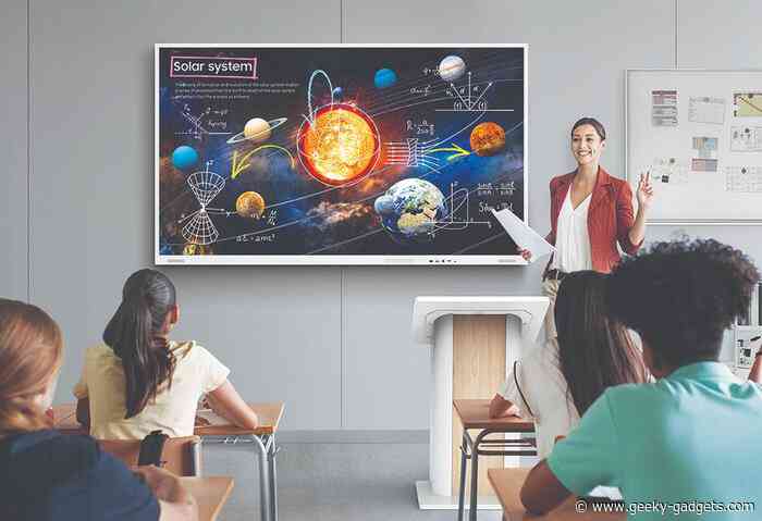 New Samsung Flip Pro interactive display showcased at ISTELive 2022