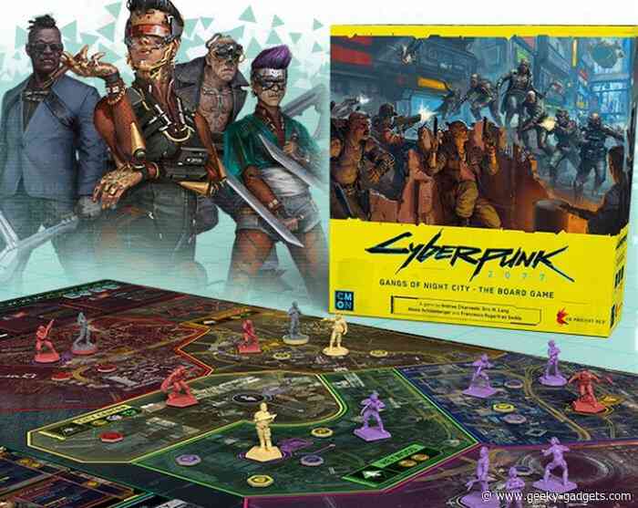 CMON Cyberpunk 2077 board game launches on Kickstarter