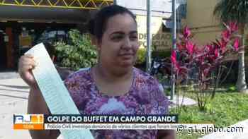 Polícia investiga possível golpe do buffet em Campo Grande, na Zona Oeste do Rio - Globo