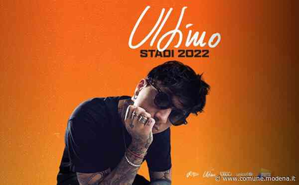 "Ultimo" in concerto a Modena giovedì 30 giugno - Comune di Modena
