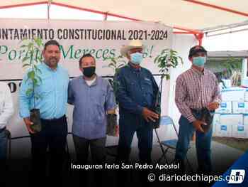 Inauguran feria San Pedro Apóstol - Diario de Chiapas