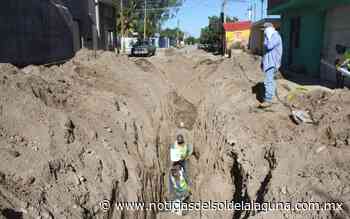 Avanza obra de drenaje en el ejido concordia en San Pedro - Noticias del Sol de la Laguna